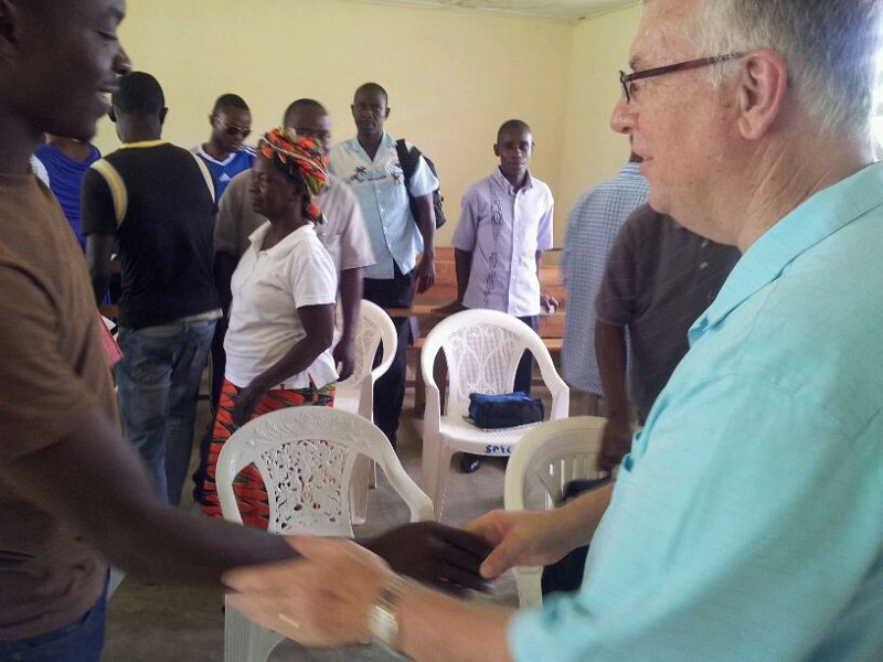 Dr. Tony Kessinger teaching in Liberia